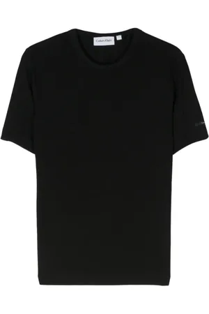 Calvin Klein Fein geripptes T-Shirt