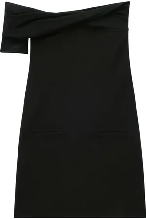 Courrèges Schulterfreies Minikleid