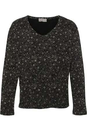 YOHJI YAMAMOTO T-Shirt mit abstraktem Print