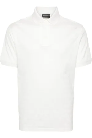 Emporio Armani Poloshirt mit Jacquard-Logo