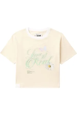 Izzue T-Shirt mit Zitat-Print
