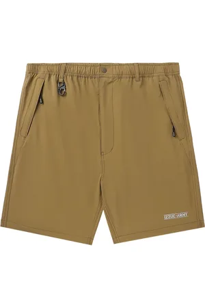 Izzue Halbhohe Straight-Leg-Shorts
