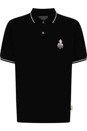 Musium Div. Poloshirt mit Logo-Stickerei