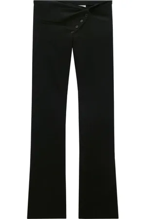 Courrèges Bootcut-Hose aus Wolle