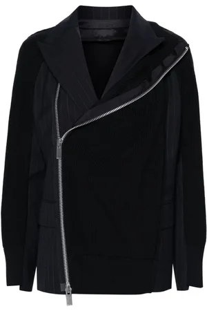 SACAI Sakko mit Kontrasteinsatz
