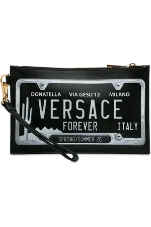 VERSACE 2021 License Plate Clutch