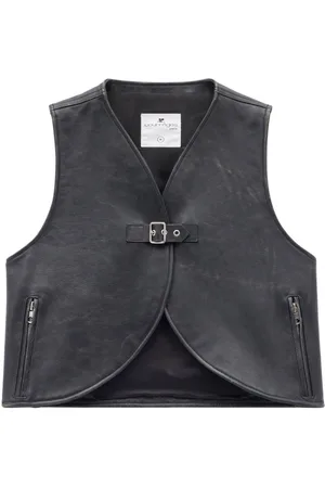 Courrèges Ellipse Lederweste