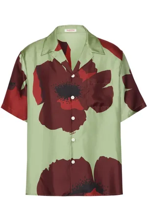 VALENTINO GARAVANI Bowlinghemd mit Blumen-Print