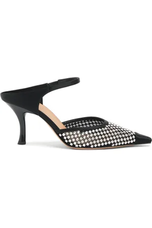 MALONE SOULIERS Vega Mules mit Kristallen