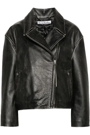 Acne Studios Bikerjacke im Distressed-Look