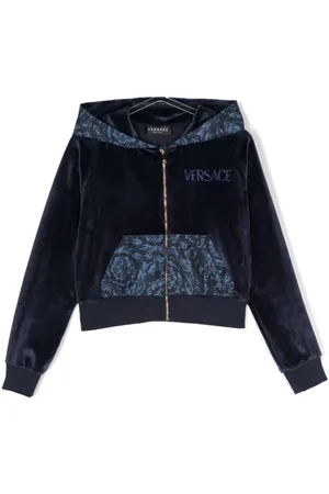 VERSACE Kapuzenjacke mit Kristallverzierung