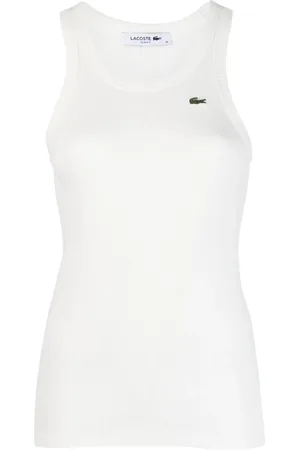 Lacoste Tanktop mit Logo-Applikation