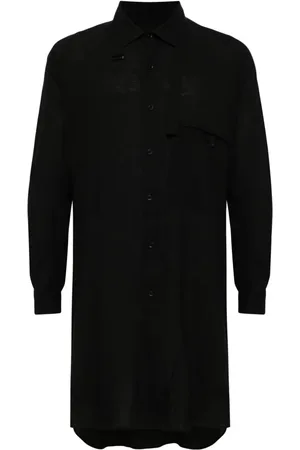 YOHJI YAMAMOTO Langes Hemd mit Stehkragen