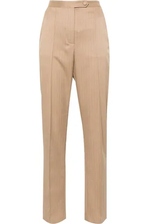 Styland High-Waist-Hose mit Nadelstreifen