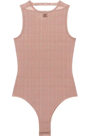 Courrèges Karierter Buckle Body