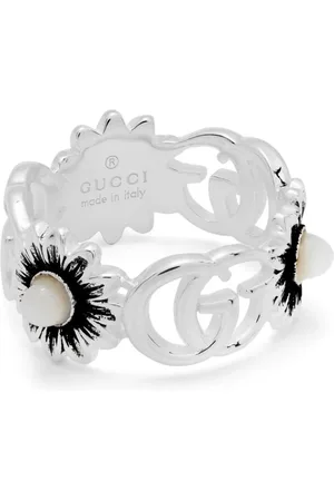 Gucci Marmont Ring mit Blumenmotiv