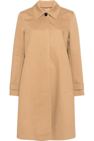 Totême Midi-Regenmantel aus Gabardine