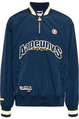 A Bathing Ape Bomberjacke mit Logo-Applikation