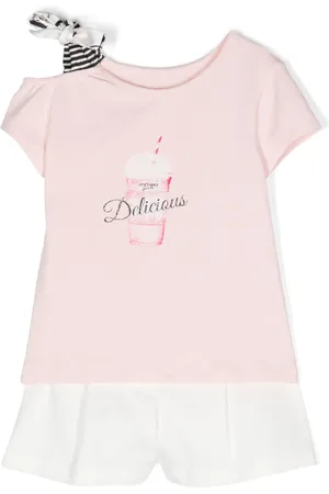 Lapin House Set aus zwei T-Shirts mit grafichem Print