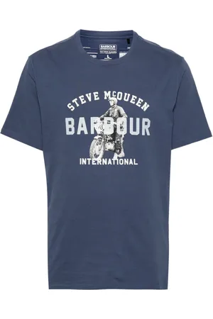 Barbour X Steve McQueen T-Shirt mit Logo-Print