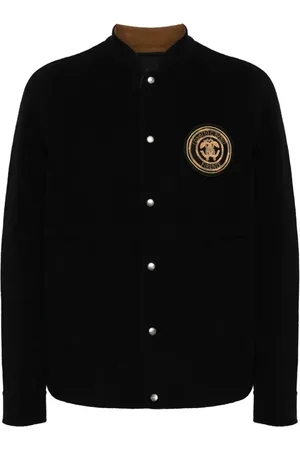 Roberto Cavalli Bomberjacke mit Logo-Stickerei