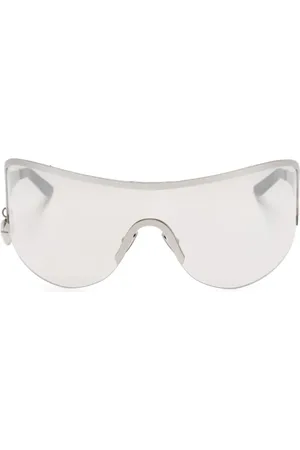 Acne Studios Shield-Sonnenbrille mit Logo-Anhänger