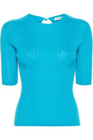 Lanvin Gestricktes Top mit Einsatz