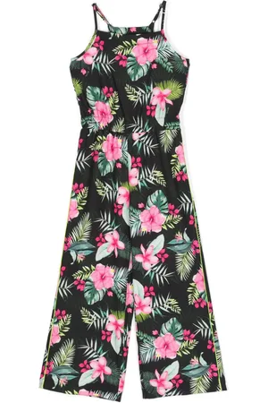 MONNALISA Jersey-Jumpsuit mit Blumen-Print
