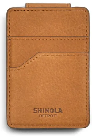SHINOLA Kartenetui aus strukturiertem Leder