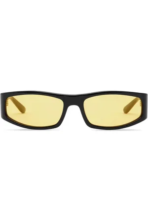 Courrèges Tech Sonnenbrille mit eckigem Gestell