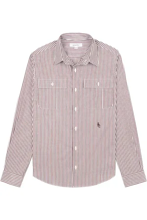 Sporty & Rich Gestreiftes SRC Utility Hemd