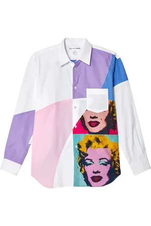 Comme des Garçons Hemd mit grafischem Print