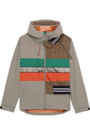 Kolor Kapuzenjacke mit Kontrasteinsatz