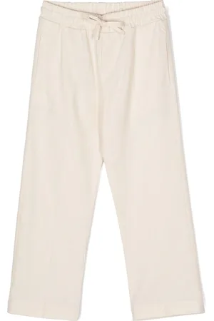 Paolo Pecora Popeline-Hose mit Logo-Print