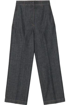 Fabiana Filippi Weite High-Rise-Jeans