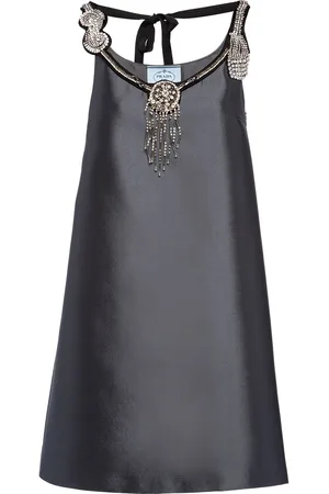 Prada Embroidered A-line dress