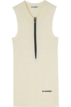 Jil Sander Top mit Logo-Print