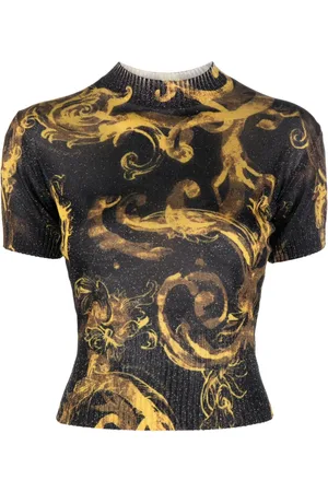 VERSACE Top mit Barocco-Print