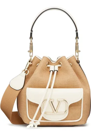 VALENTINO GARAVANI Locò Beuteltasche aus Bast