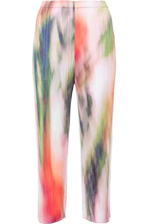 PLEATS PLEASE ISSEY MIYAKE Plissierte Turnip Spinach Hose
