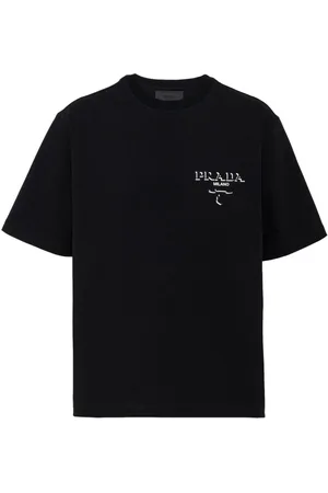 Prada T-Shirt mit Logo-Print