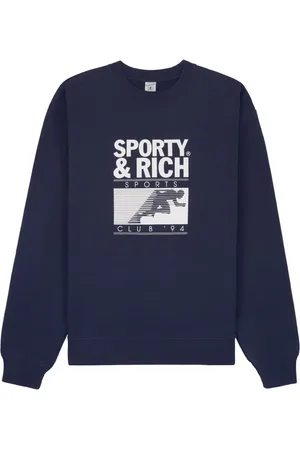 Sporty & Rich Motion Club Sweatshirt mit Logo-Print