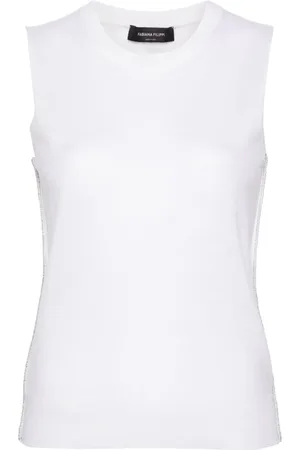 Fabiana Filippi Strickoberteil mit Lurex-Detail