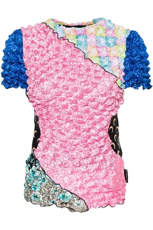 Marine Serre Popcorn Patchwork-T-Shirt