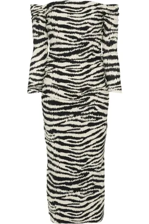 CHIARA BONI Jersekleid mit Zebra-Print