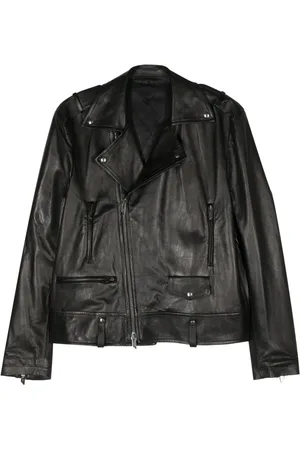 SALVATORE SANTORO Lederjacke mit Reißverschluss