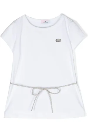 Chiara Ferragni T-Shirt mit Logo-Schild