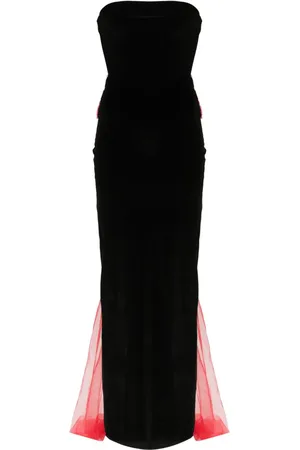 Atu Body Couture Abendkleid aus Samt mit Schleife