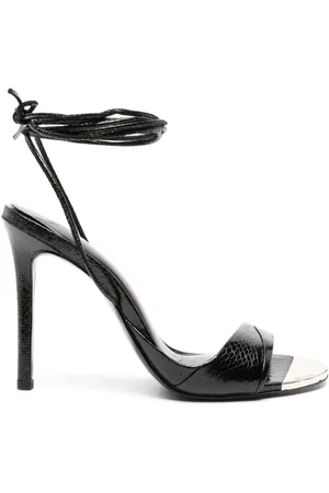 Roberto Cavalli Sandalen mit Schlangen-Effekt 110mm