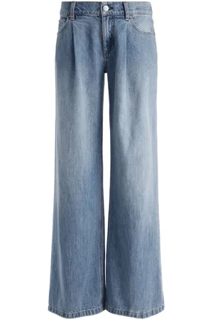 ALICE+OLIVIA Jojo Jeans mit weitem Bein